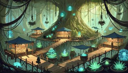 Concept vector illustration of business situation.	
