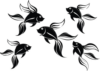 Angel fish vector illustration 