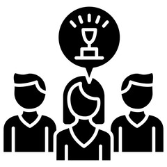Obraz premium Leadership Icon
