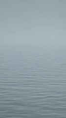 sea fog calm ocean water dynamic texture background vertical 4k video
