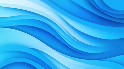 Fototapeta premium Sleek and vibrant blue abstract design, merging technology with modern cartoon textures for a fresh, innovative look.