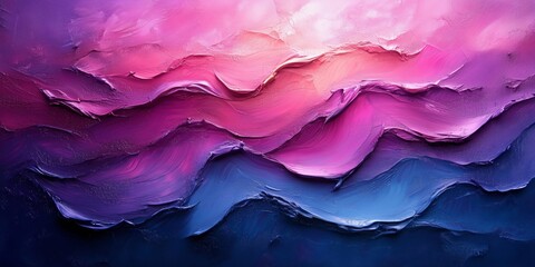 Obraz premium High-Detail Oil Paint Strokes in Bold Colors, generative ai