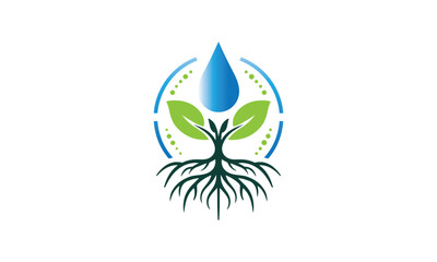 Irrigation logo design vector, drip Irrigation logo design, Creative Irrigation logo, irrigation system logo, sprinkler irrigation services logo design vector illustration