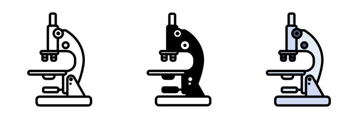 A scientific instrument used by students in science labs to magnify small objects or organisms for detailed examination and study.