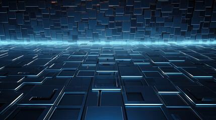 Fototapeta premium AI technology background inspiration