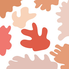 Neutral Abstract Shapes Background