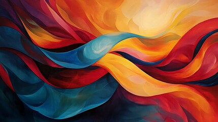 abstract background with movement of dance