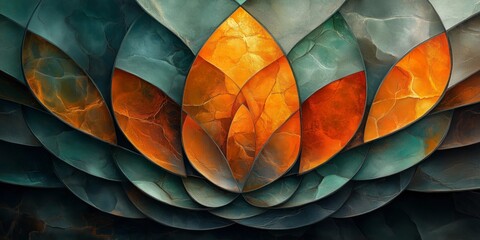 Obraz premium Mirrored Elegance: Charcoal and Color Play, generative ai