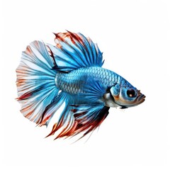 the AI Image Generator, stunning Siamese fighting fish