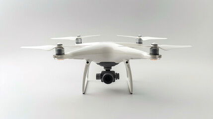 Fototapeta premium Drone isolated on white background.