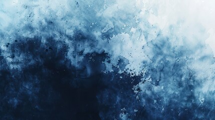 Textured dark blue watercolor paint backdrop for artistic designs.