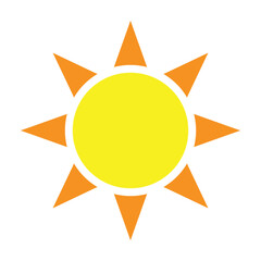 sun ilustration logo
