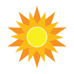 sun ilustration logo