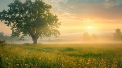 Free good morning scene wallpaper background photo