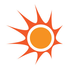 sun ilustration logo