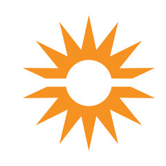 sun ilustration logo