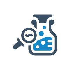 Test Tube Icon Flat Design