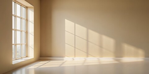 Fototapeta premium Minimalistic abstract background with gentle light beige