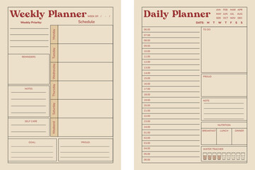 Daily & Weekly Planner