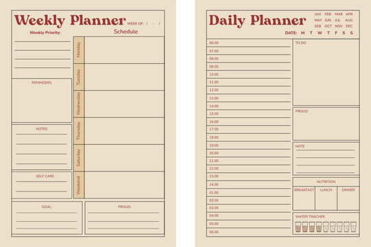 Daily & Weekly Planner