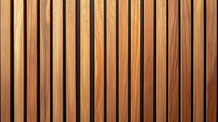 Wooden slats. Natural wood lath line arrange pattern texture background , ai