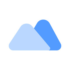 mountain duotone icon