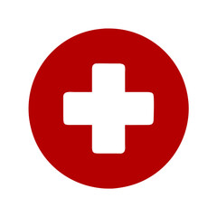 Fototapeta premium medical cross icon