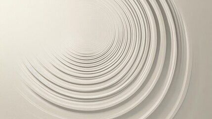 Obraz premium A clean, minimalist image of the circular economy, shown as abstract lines against a plain background to highlight simplicity.