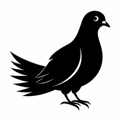 Dove Black silhouette