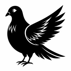 Dove Black silhouette