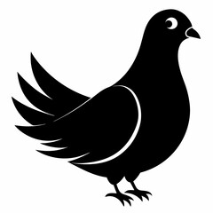 Dove Black silhouette