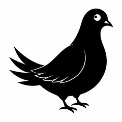Dove Black silhouette