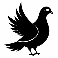 Dove Black silhouette