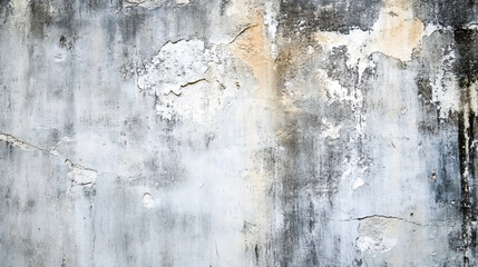How about: An old, textured wall with a grungy, vintage appearance, featuring a cracked, weathered surface in shades of gray and rust