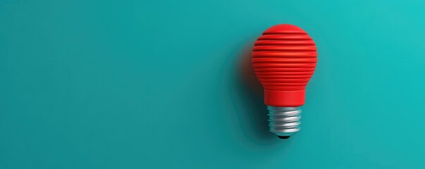 Bright idea strategy, innovative path forward, glowing energy, 3D illustration