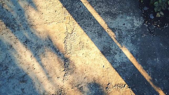 Image Title: Yellow and White Traffic Lines on Asphalt Road