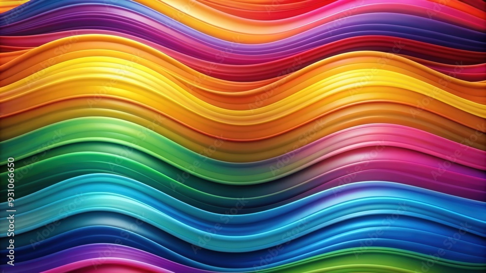 Sticker Abstract background with colorful waves , abstract, background, waves, design, pattern, texture, vibrant, flowing, motion