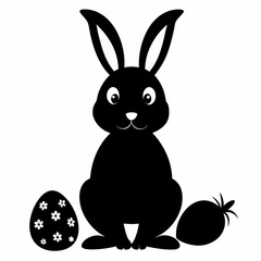 easter Black silhouette