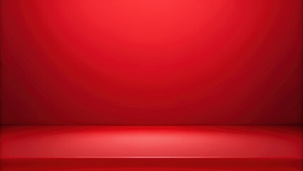 Abstract red studio background with a minimalistic aesthetic for product presentation, red, abstract, studio