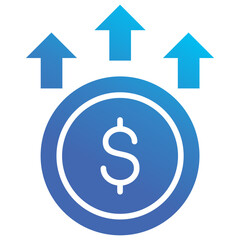 Obraz premium Inflation Icon