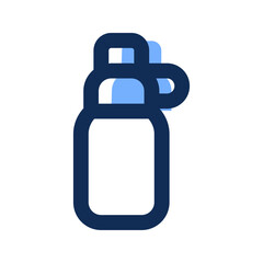 bottle filled line icon