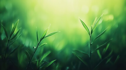 Minimalist Green Gradient Wallpaper. A smooth gradient from light to dark green.