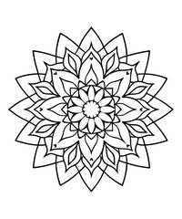 Floral SVG, flower SVG, wildflower SVG, spring SVG, floral mandala SVG, mandala SVG, SVG floral, floral design SVG, flower SVG files