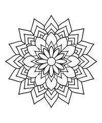 Floral SVG, flower SVG, wildflower SVG, spring SVG, floral mandala SVG, mandala SVG, SVG floral, floral design SVG, flower SVG files