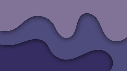 Abstract paper cut shape wave background
