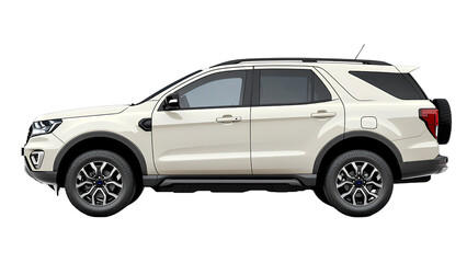 Fototapeta premium Modern SUV Side View - High-Resolution Image of a Versatile Off-Road Vehicle
