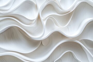 Obraz premium Abstract background of white plywood texture created with generative AI