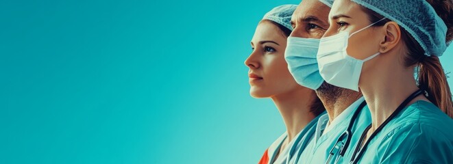 Healthcare Heroes and Frontline Workers. Depicting doctors, nurses, and other healthcare professionals in action, symbolizing their dedication and service to public health