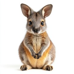 Portrait Wallaby Full Body Standing