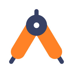 compass flat icon